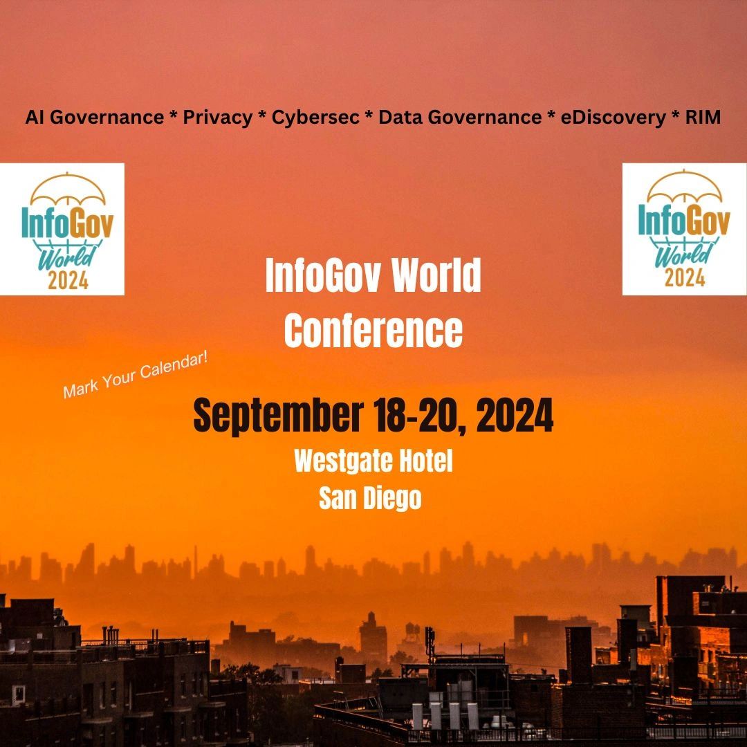 InfoGov World 2024 Full Conference Pass